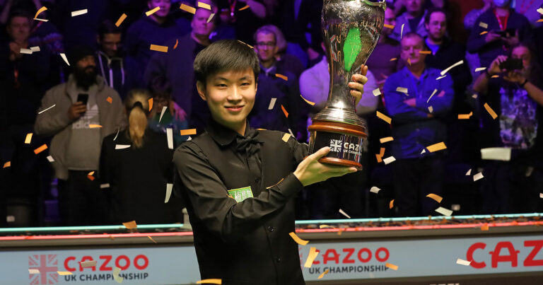 Чжао Синьтун – победитель Чемпионата Британии 2021!
